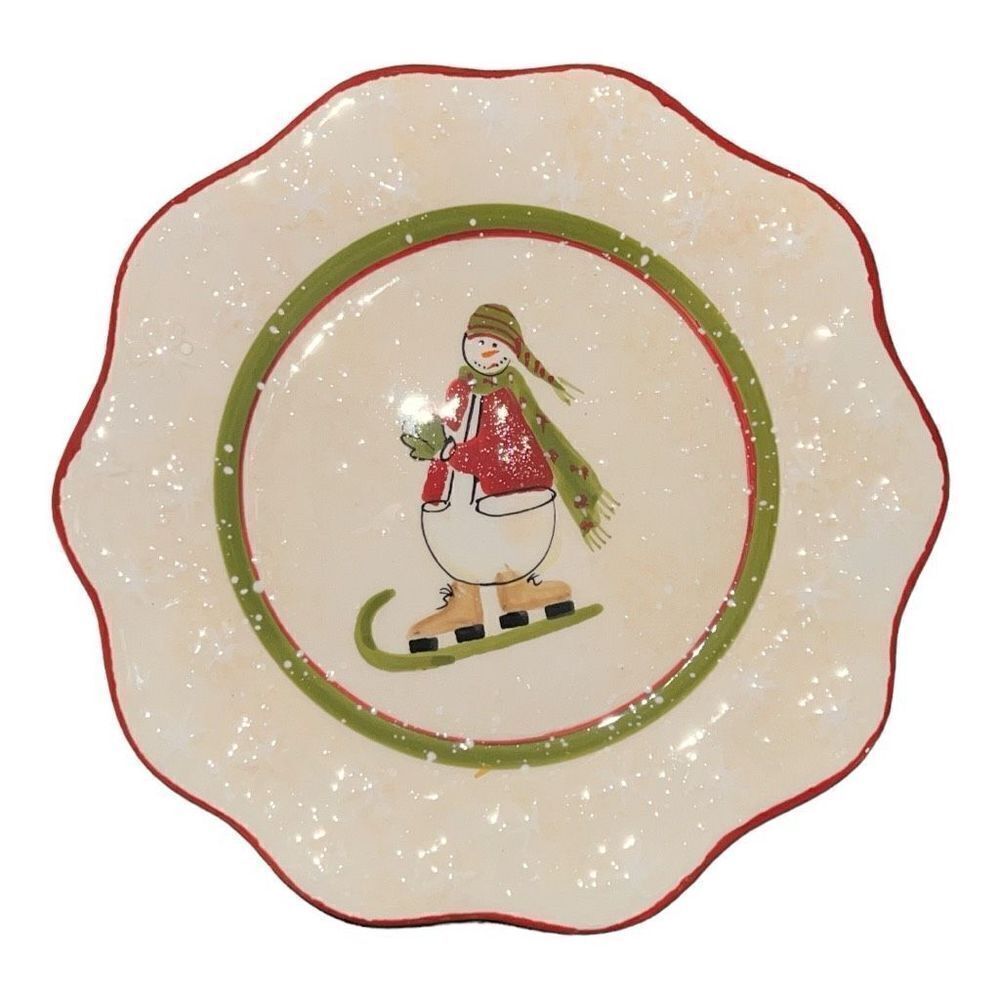 Debbie Mumm Holiday dessert serving plates 7” in diameter - Picture 2 of 5